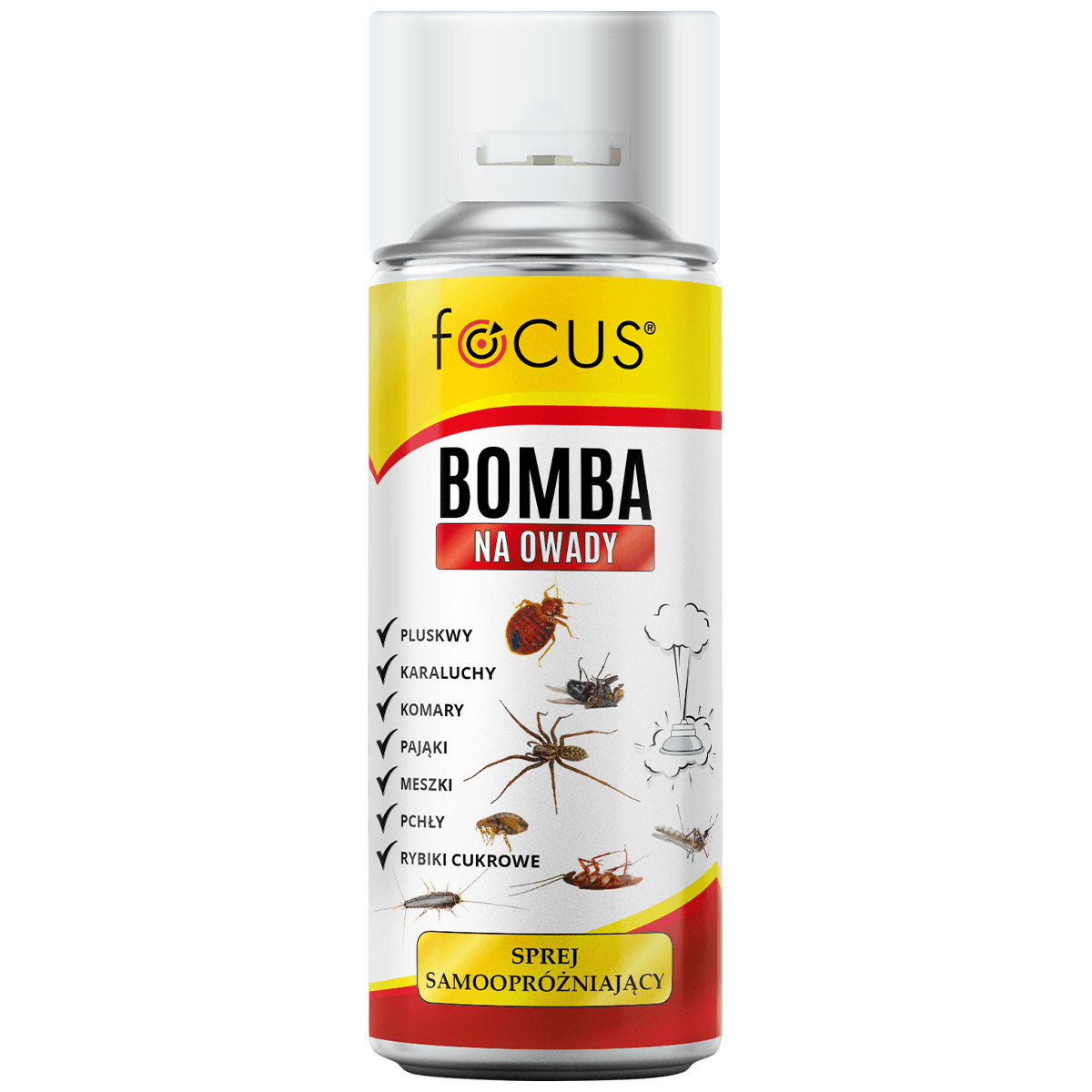 Focus Bomba na owady 400ml - spray samoopróżniający
