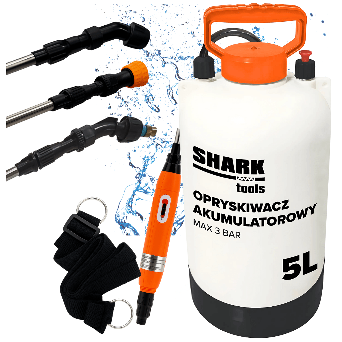 Opryskiwacz akumulatorowy 5l - elektryczny Shark Tools
