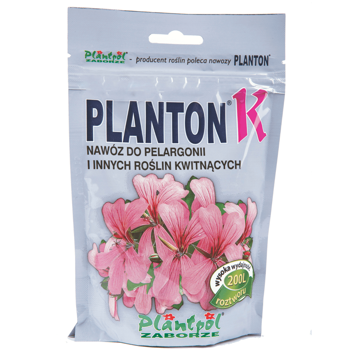 Planton K Nawóz do pelargonii i innych roślin kwitnących 200g - Plantpol