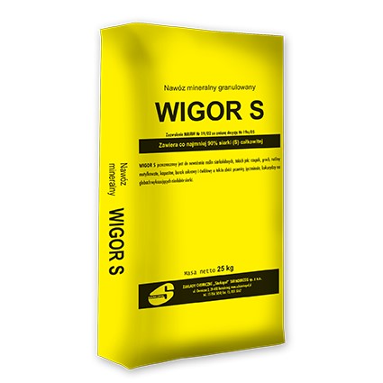 Siarka granulowana Wigor S 25kg