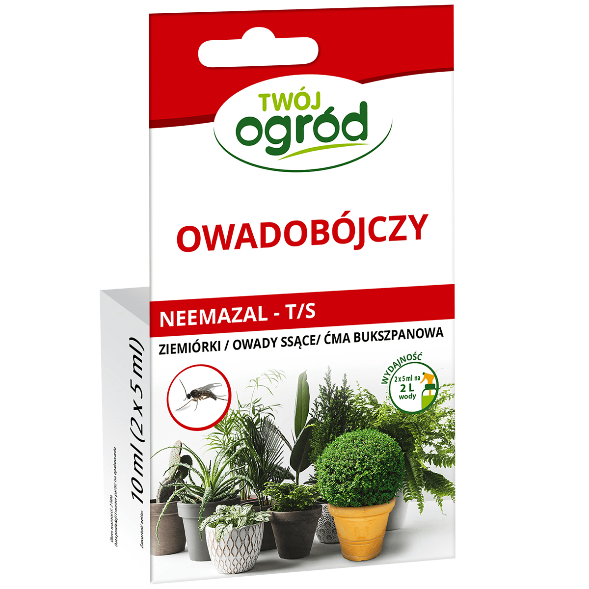 NeemAzal T/S Ziemiórki 10ml (2 x 5ml) (azadyrachtyna A) Twój Ogród - środek owadobójczy