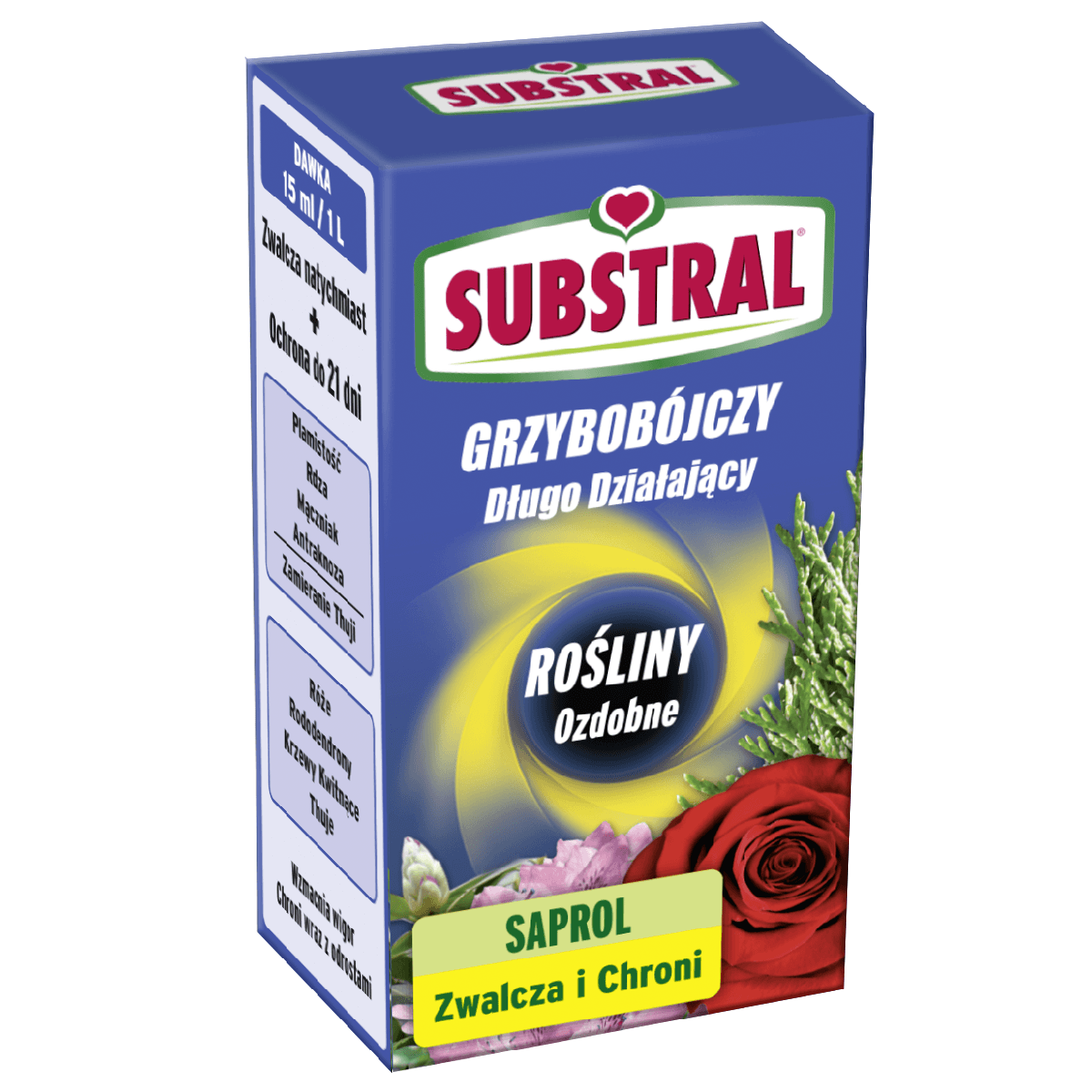 Substral Saprol Rośliny Ozdobne 25ml - środek grzybobójczy długo działający